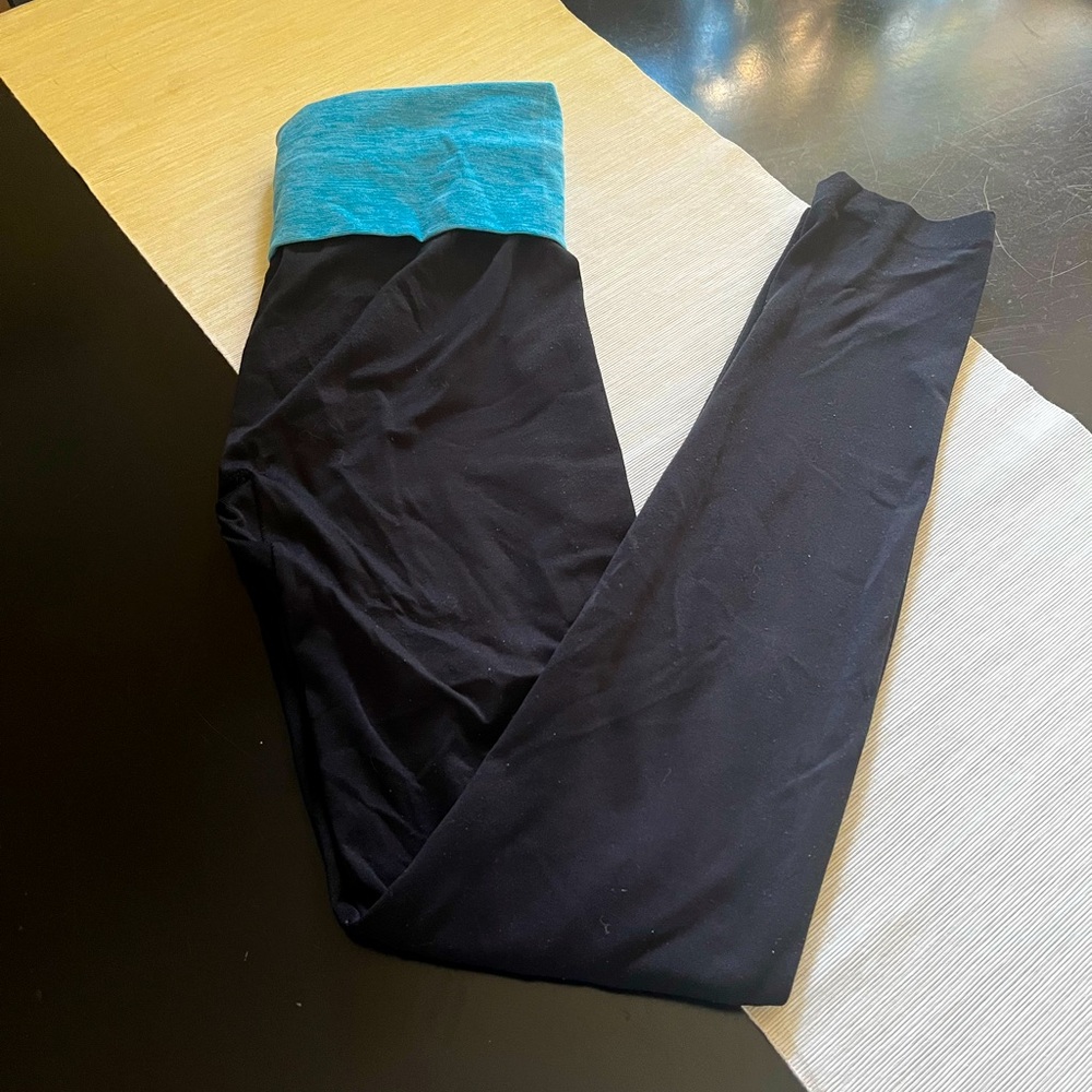 Fold down yoga pants Sz M